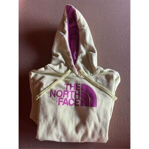 The North Face Woman's Yellow and Pink Hoodie Size S